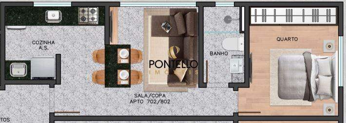 Apartamento, 1 quarto, 36 m² - Foto 18