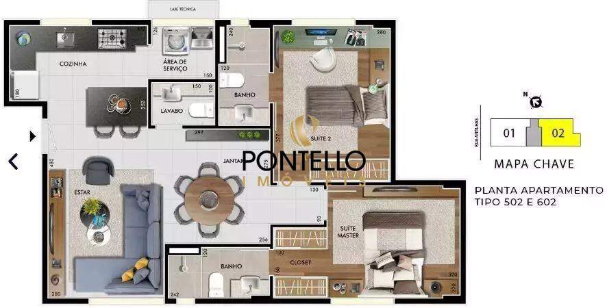 Apartamento, 2 quartos, 67 m² - Foto 22