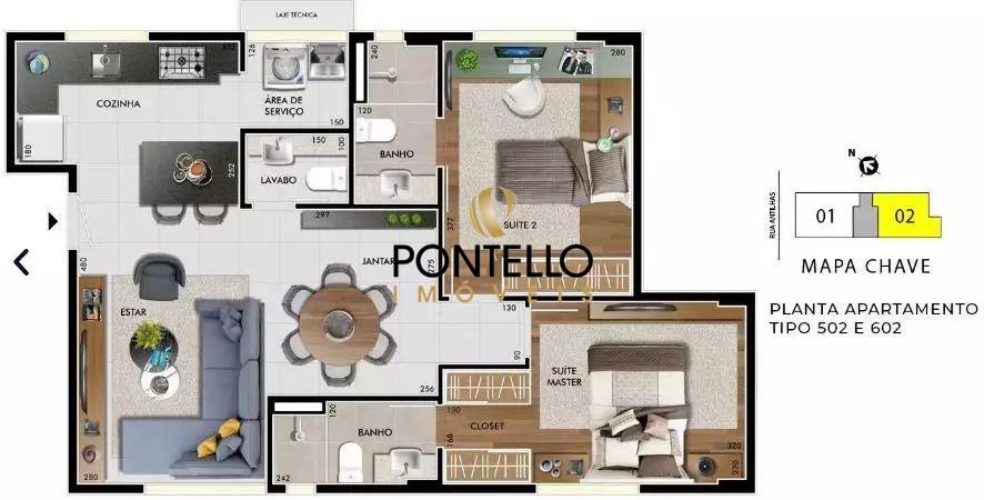 Apartamento, 2 quartos, 67 m² - Foto 22