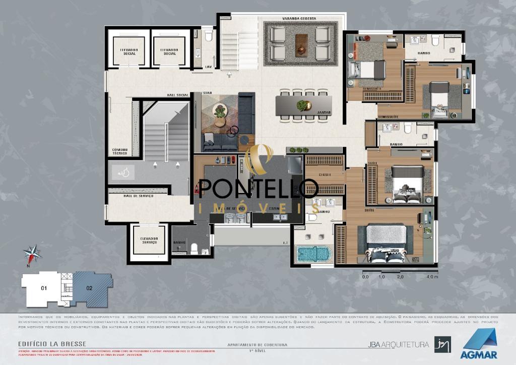 Apartamento, 4 quartos, 346 m² - Foto 3