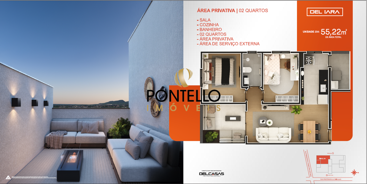 Apartamento, 2 quartos, 44 m² - Foto 4