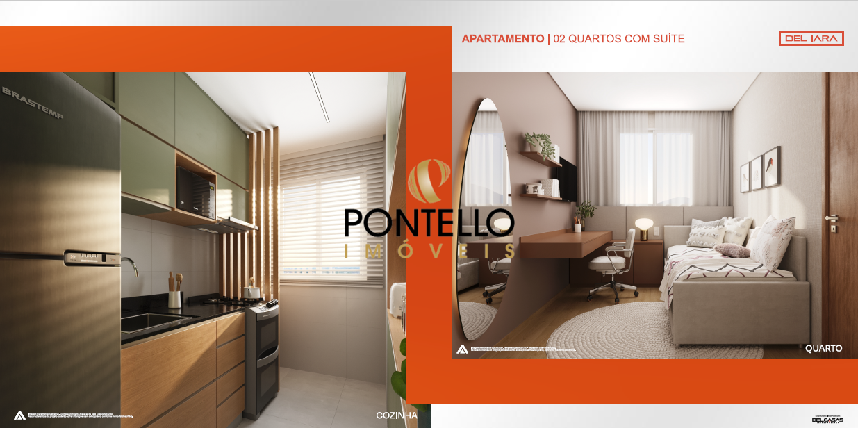 Apartamento, 2 quartos, 44 m² - Foto 3