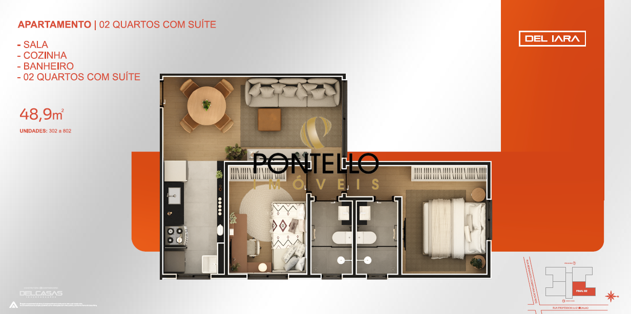 Apartamento, 2 quartos, 44 m² - Foto 5