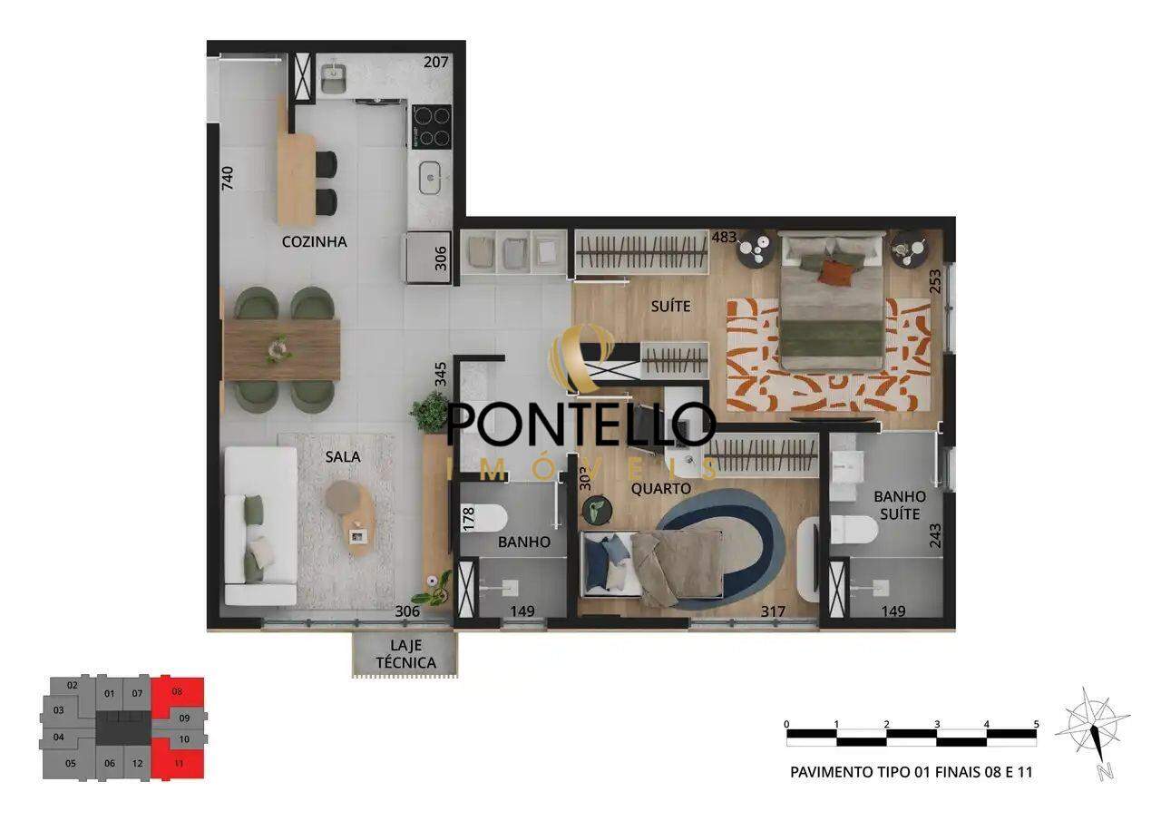 Apartamento, 1 quarto, 50 m² - Foto 18