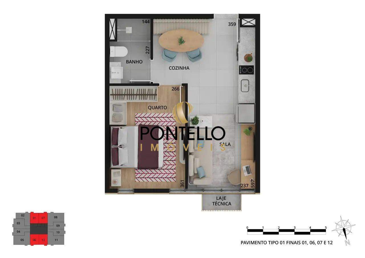 Apartamento, 1 quarto, 50 m² - Foto 20