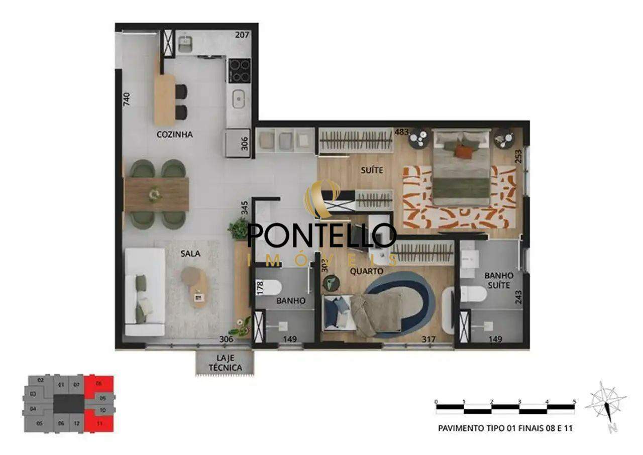Apartamento, 1 quarto, 50 m² - Foto 19
