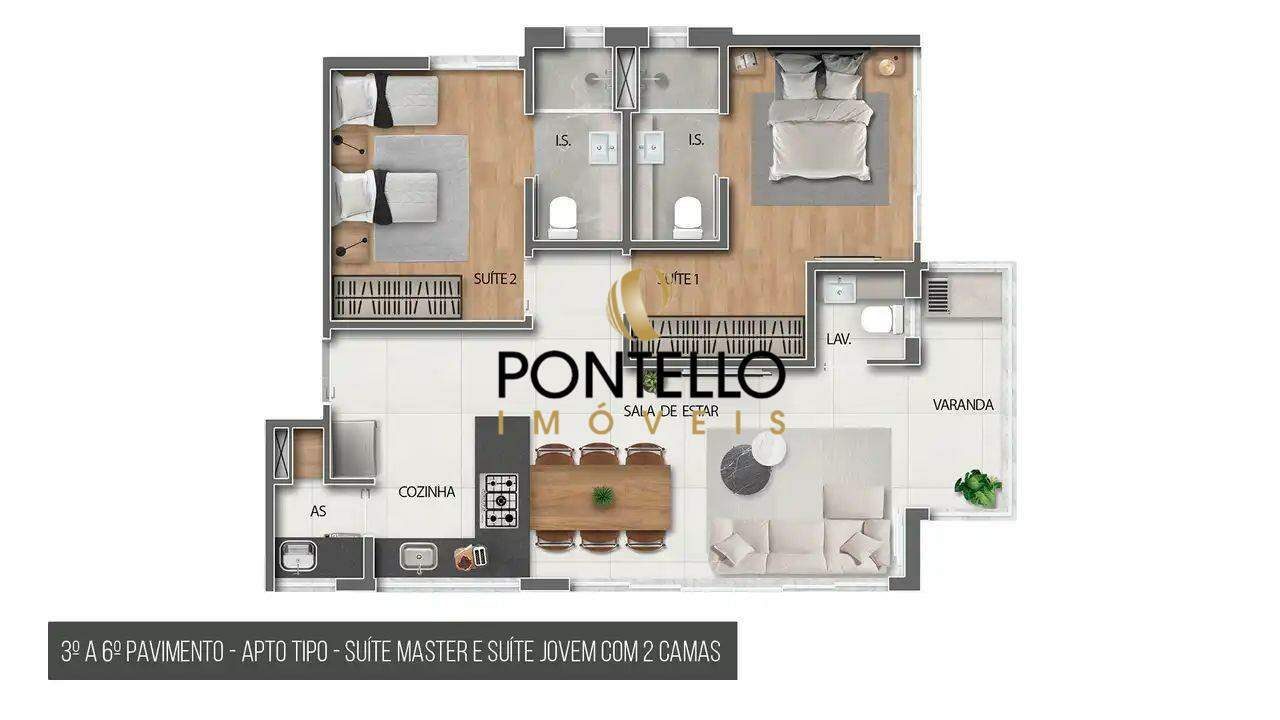 Apartamento 2 quartos à venda em Sion, Belo Horizonte - MG - foto 28