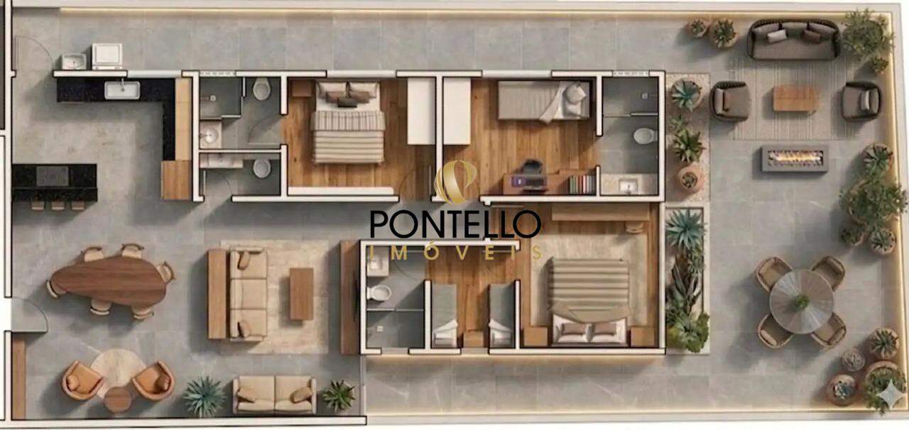Cobertura, 3 quartos, 159 m² - Foto 10