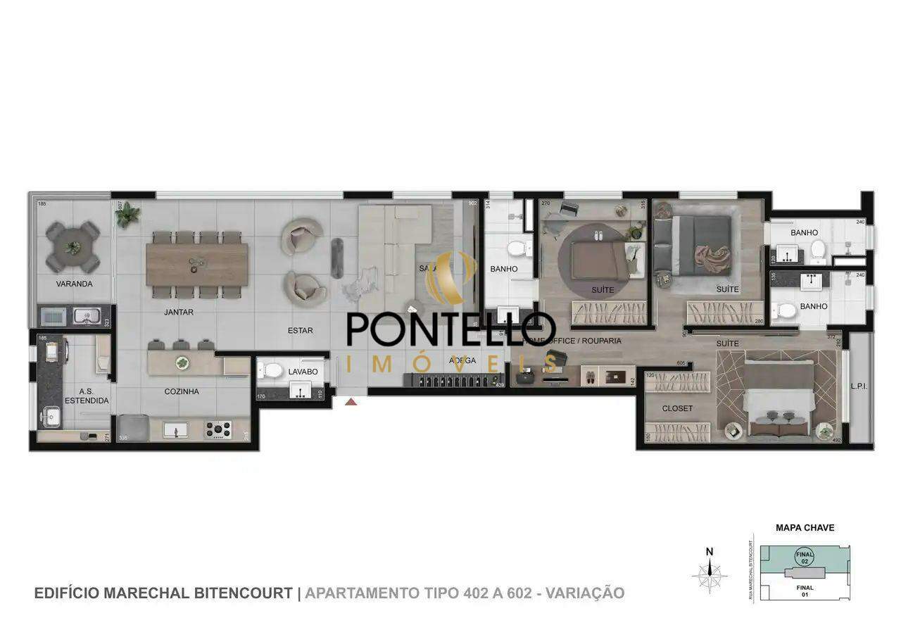 Apartamento, 4 quartos, 120 m² - Foto 12