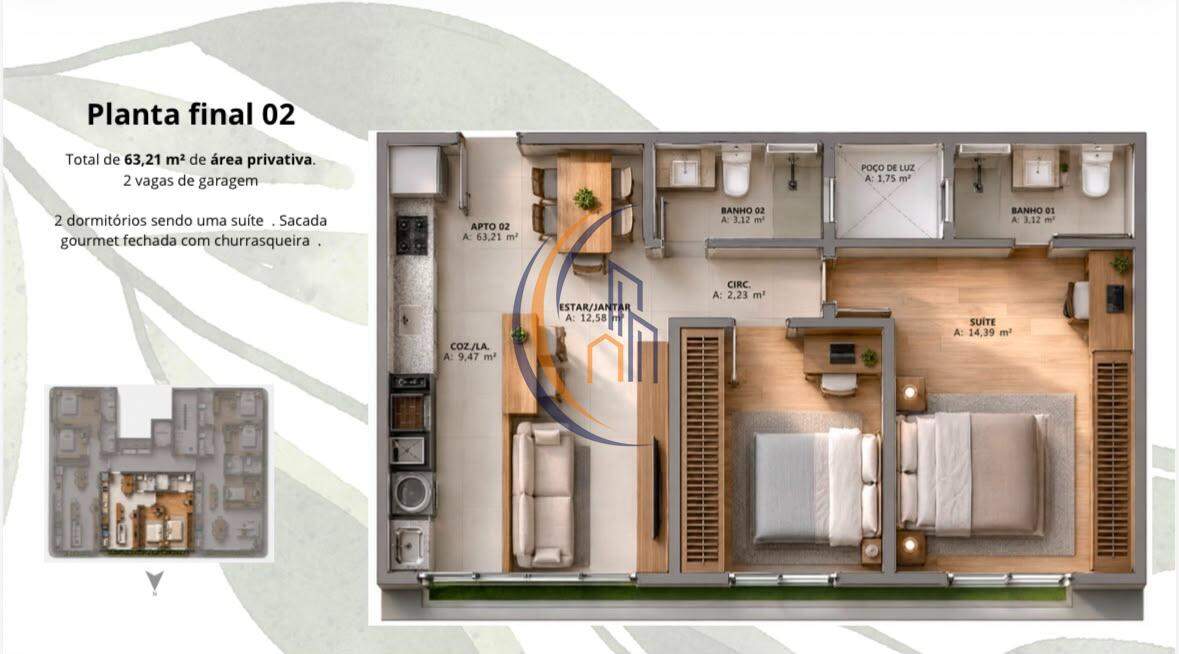 Apartamento à venda no São Luiz: PLANTA FINAL 2