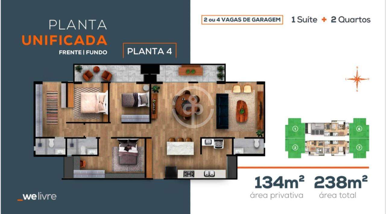 Apartamento à venda no Coqueiral: 