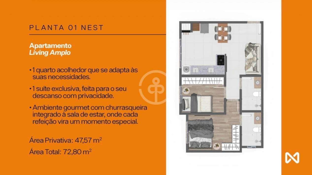 Apartamento à venda no Cancelli: 