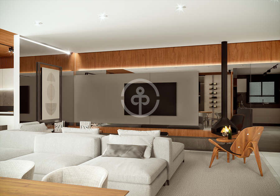 Cobertura duplex à venda no Centro: 