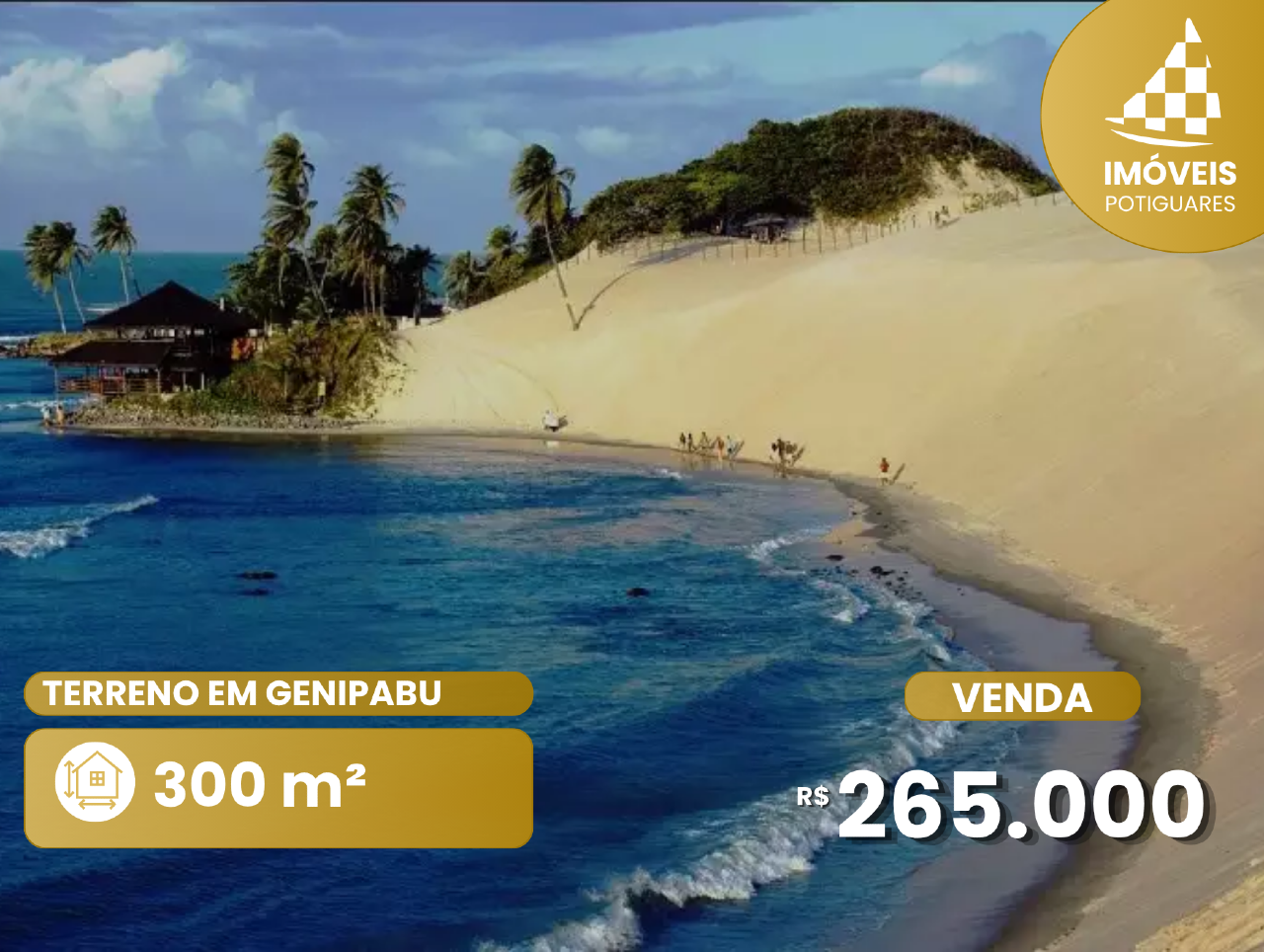 Lote à venda no Genipabu: 