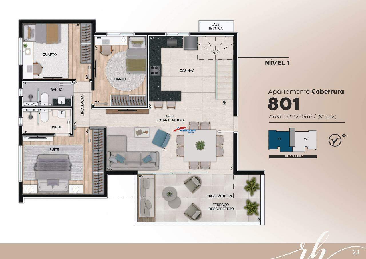 Apartamento Duplex à venda no Prado: 