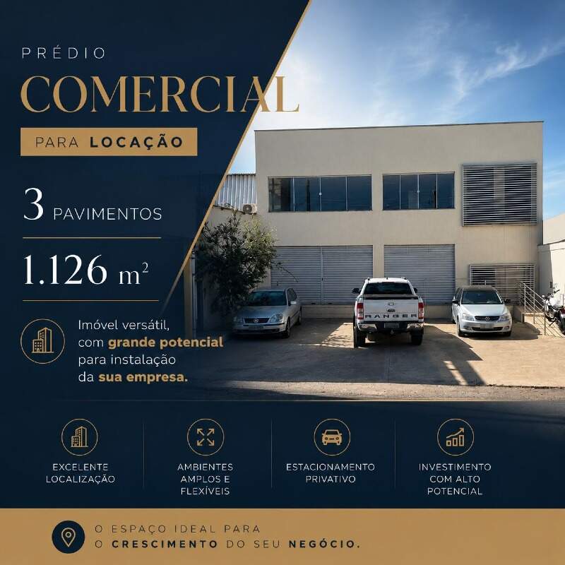 Prédio para aluguel no Jardim das Esmeraldas: 