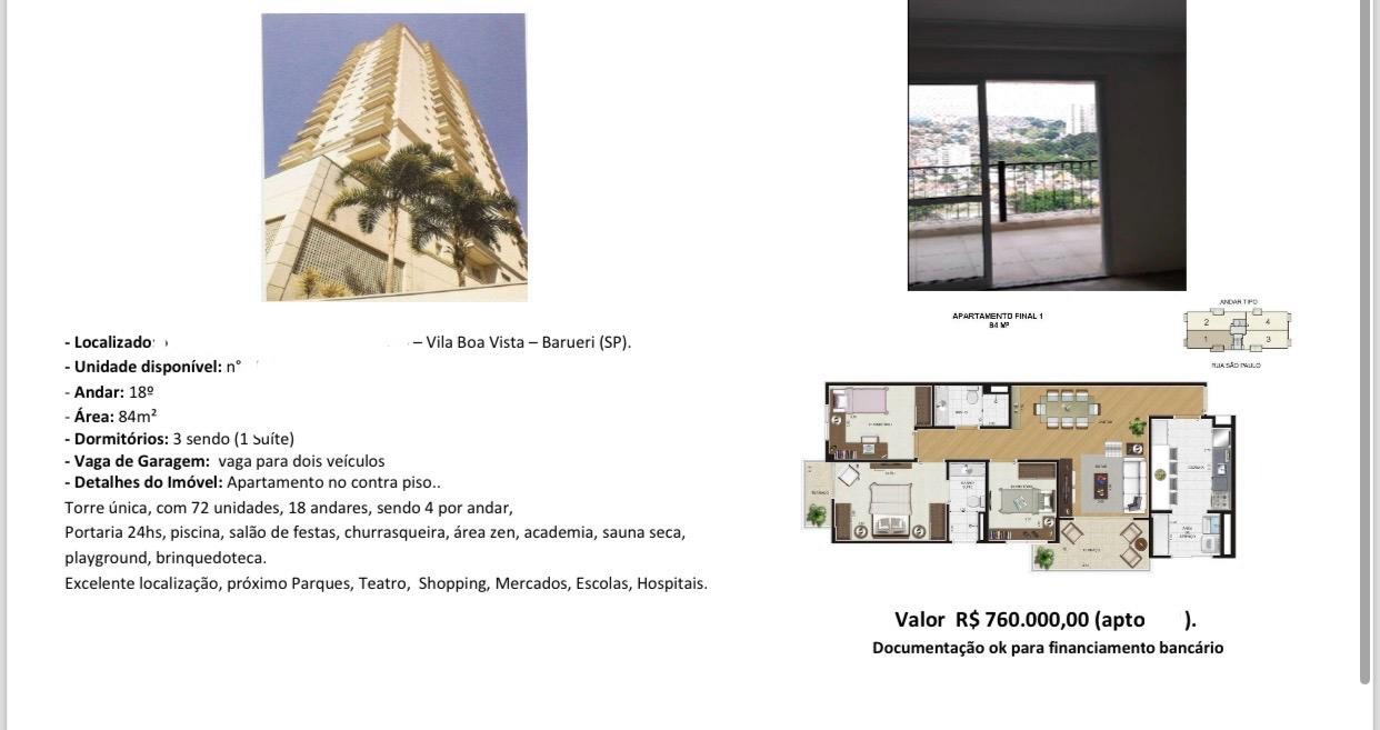 Apartamento à venda no Vila Boa Vista: 