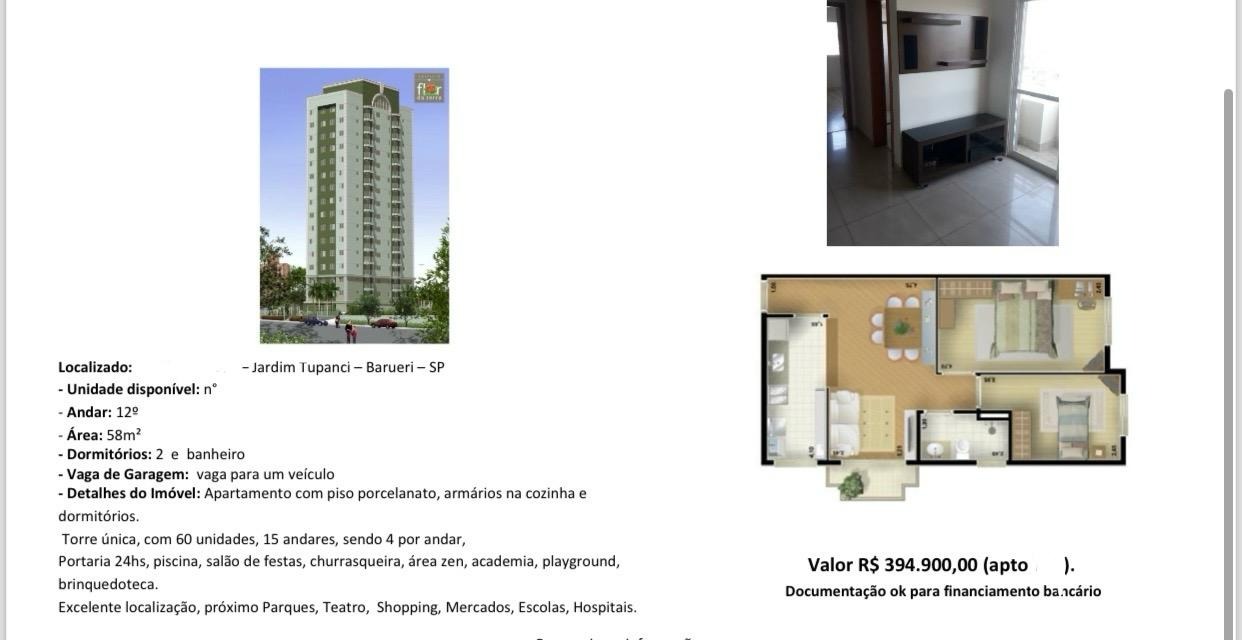 Apartamento à venda no Jardim Tupanci: 