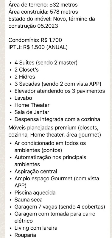 Casa à venda no Tamboré: 