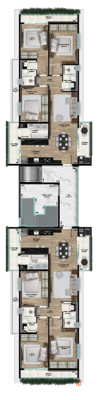 Apartamento à venda em Joinville, Saguaçu, 3 quartos: 