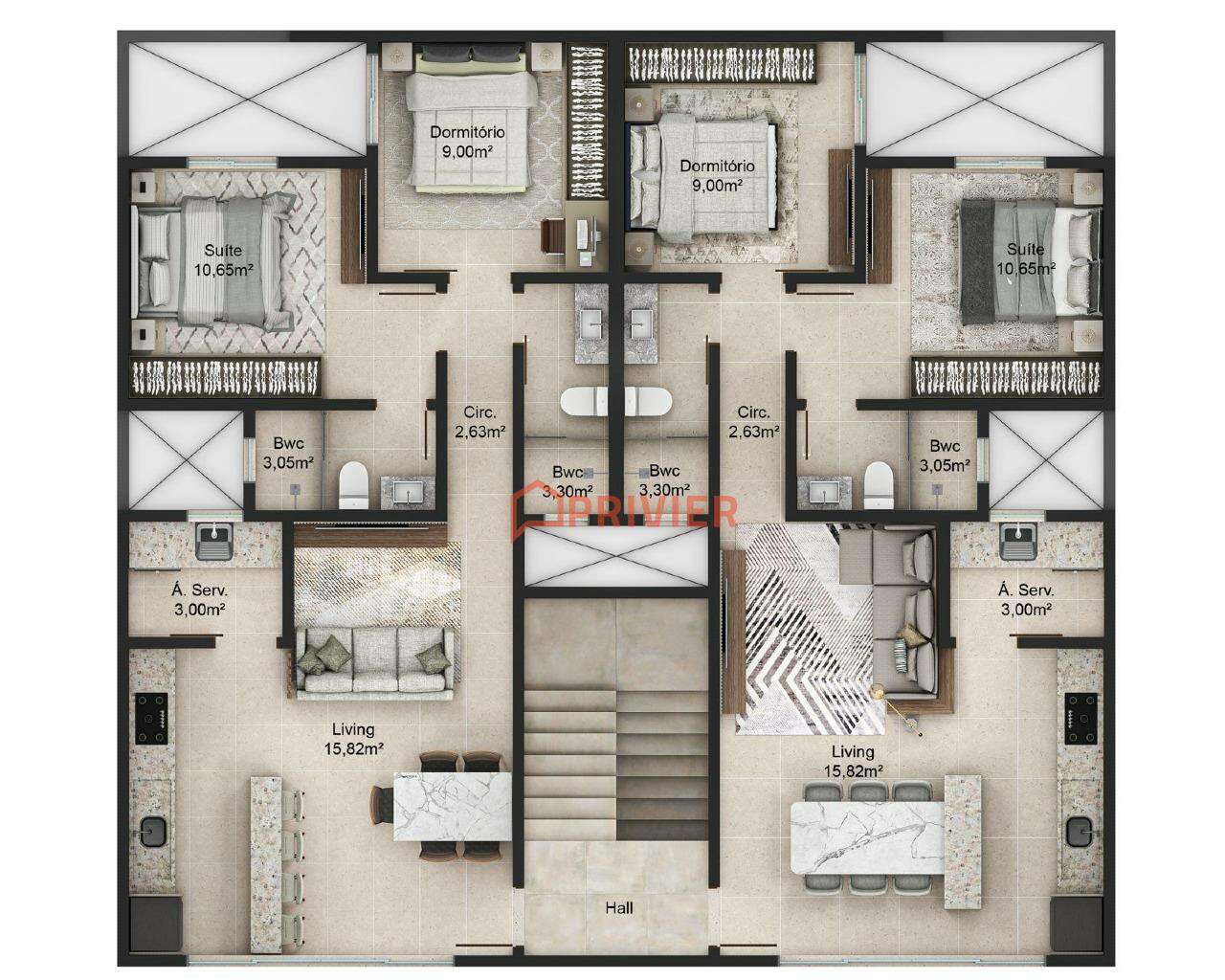 Apartamento de 1 quarto, 64m² no bairro Rio Branco, em Brusque | Eu Corretor