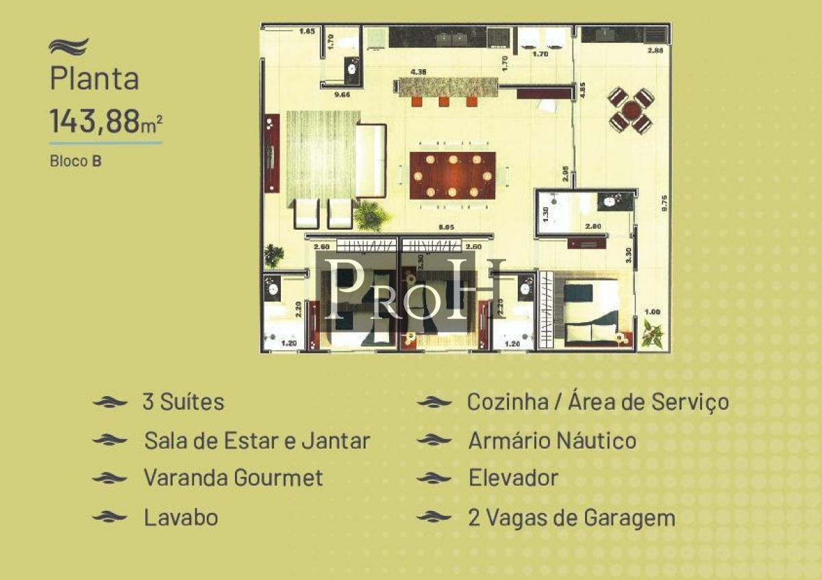 Apartamento, 3 quartos, 144 m² - Foto 54