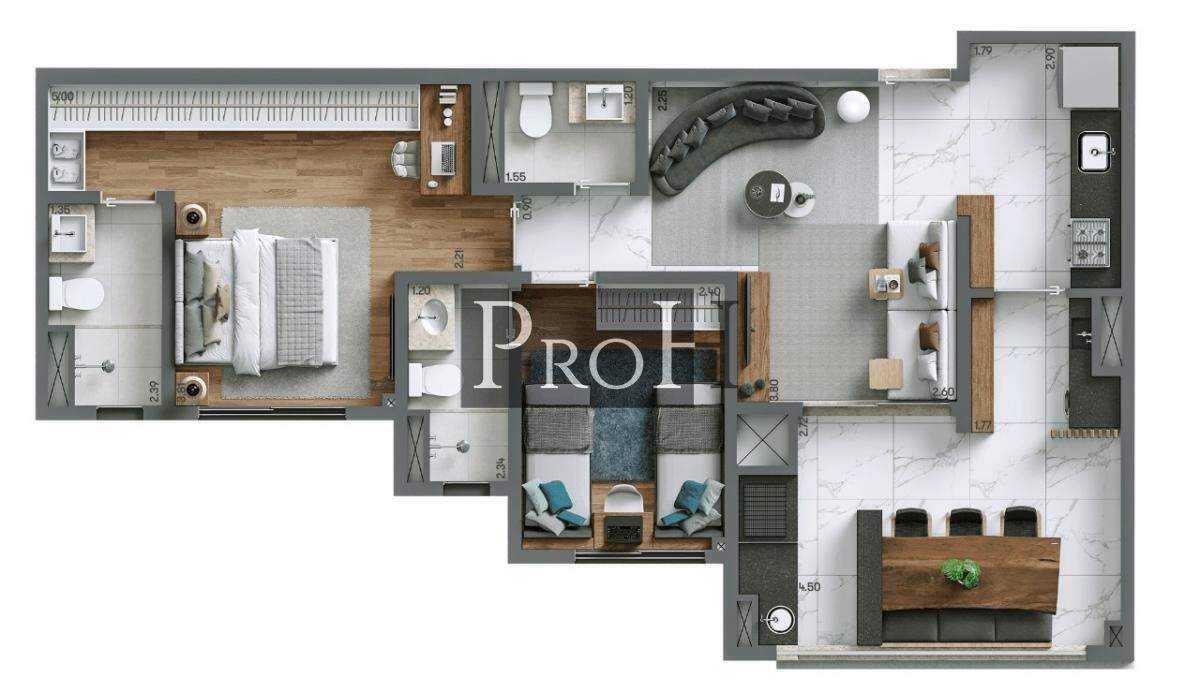 Apartamento à venda com 2 quartos, 72m² - Foto 22