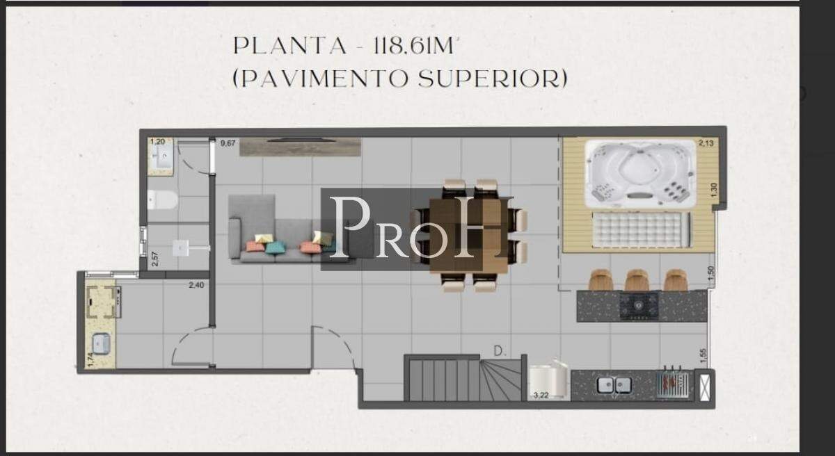 Cobertura à venda com 3 quartos, 118m² - Foto 3