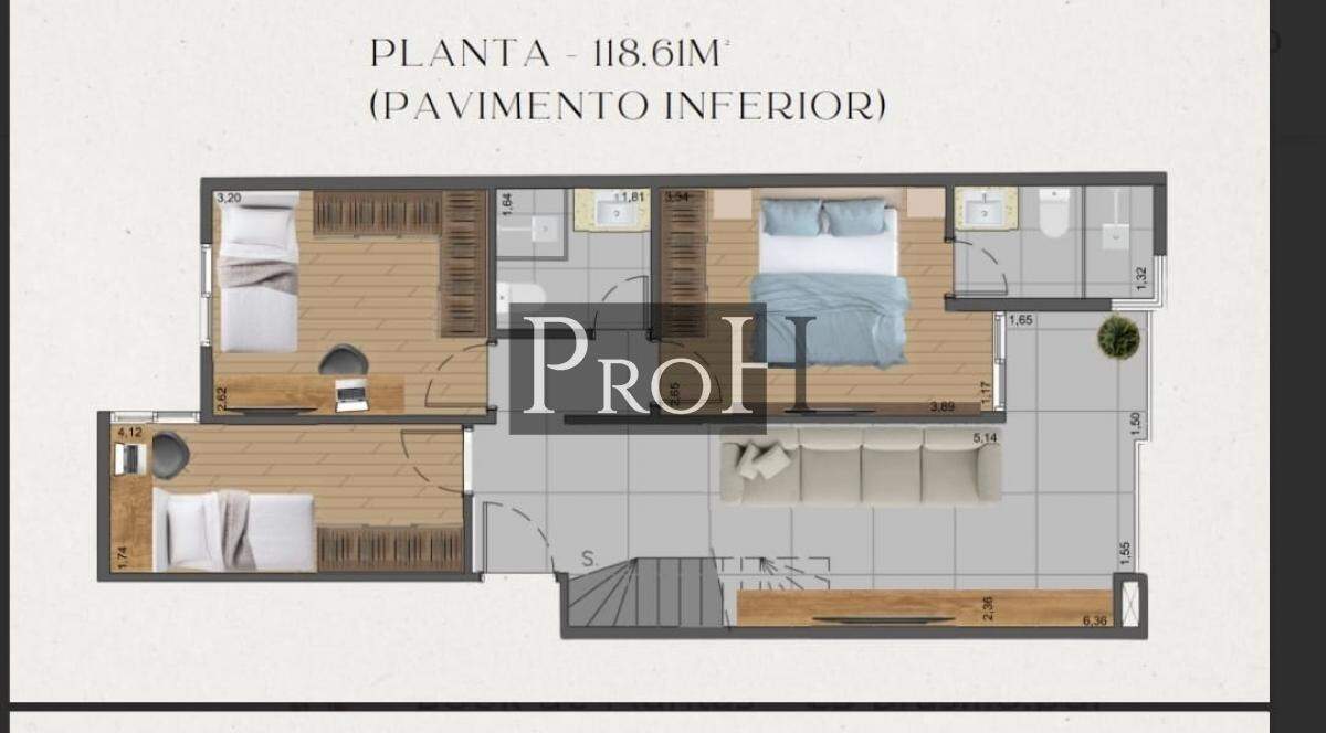 Cobertura à venda com 3 quartos, 118m² - Foto 2