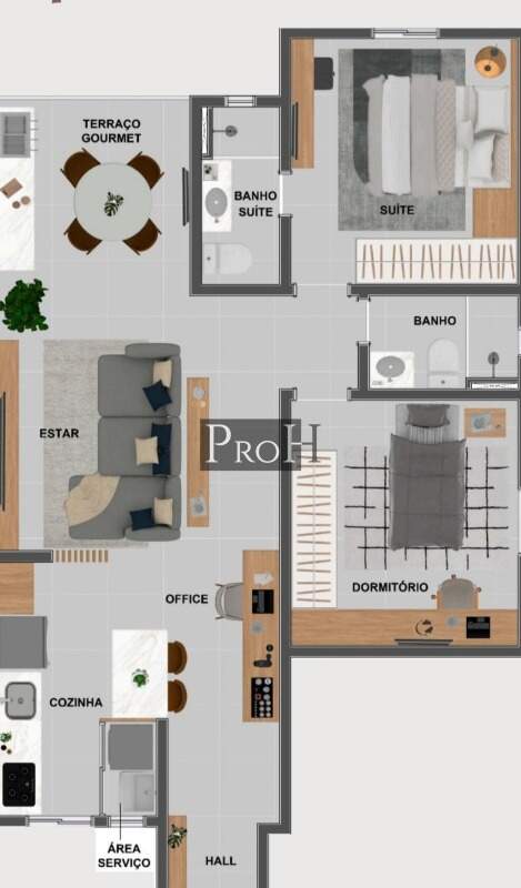 Apartamento à venda com 2 quartos, 69m² - Foto 8