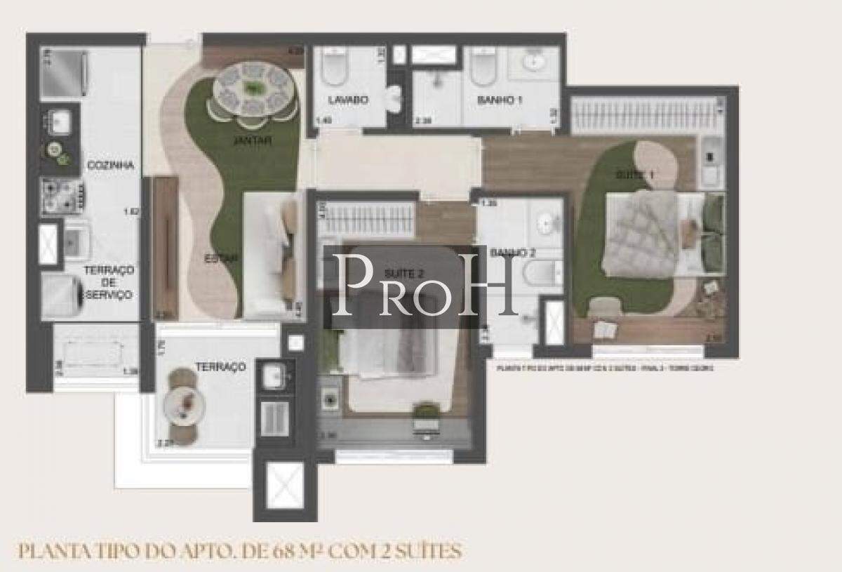 Apartamento, 2 quartos, 68 m² - Foto 10