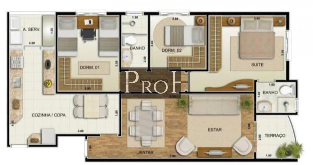 Apartamento, 3 quartos, 100 m² - Foto 30