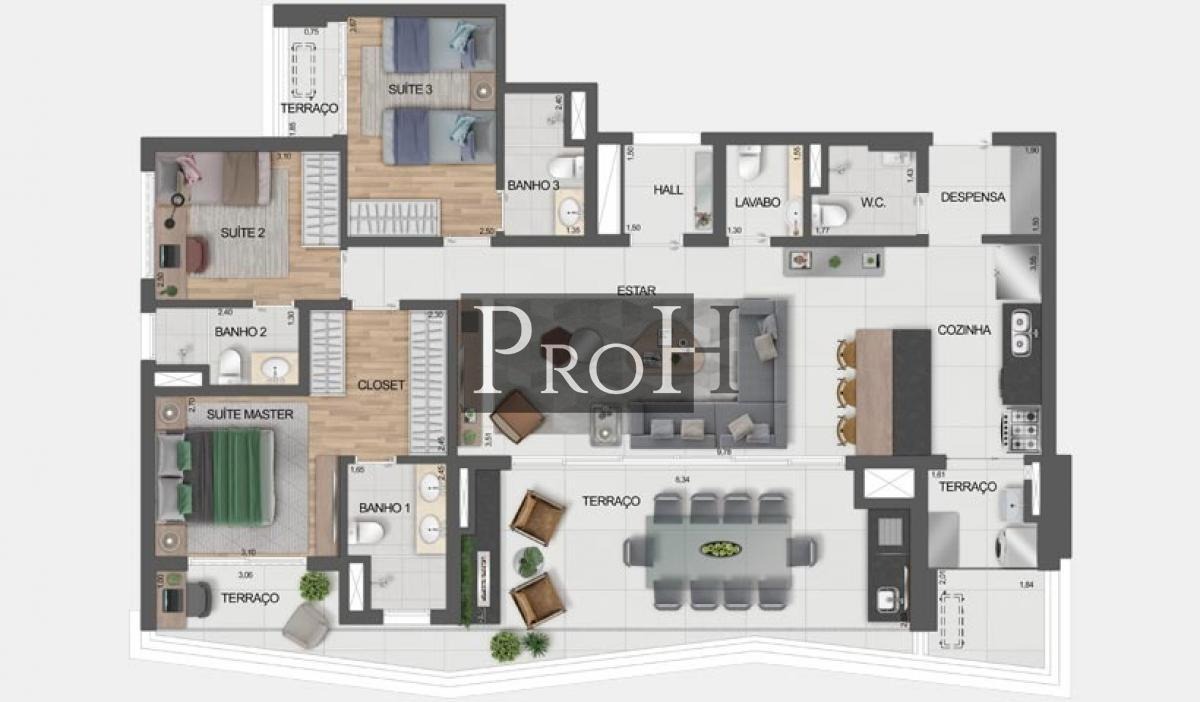 Apartamento, 3 quartos, 144 m² - Foto 10