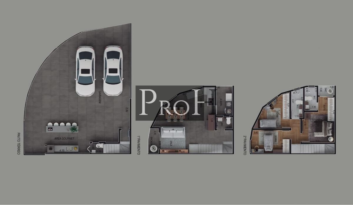 Sobrado, 3 quartos, 124 m² - Foto 13