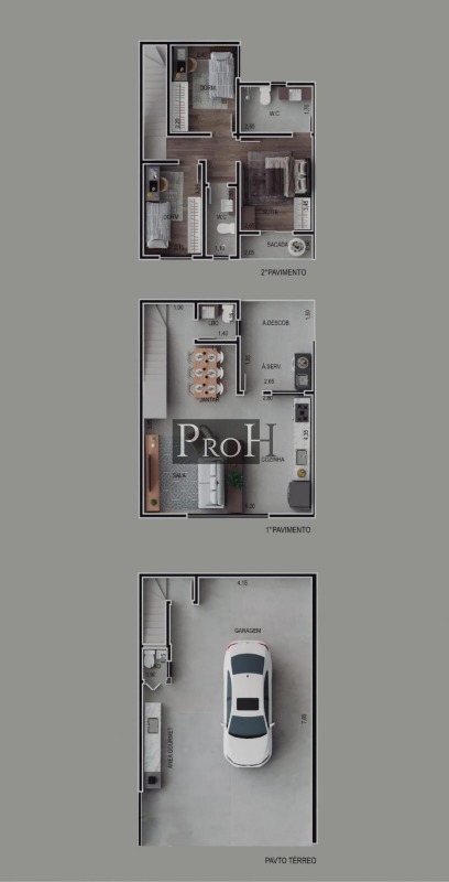 Sobrado, 3 quartos, 124 m² - Foto 12