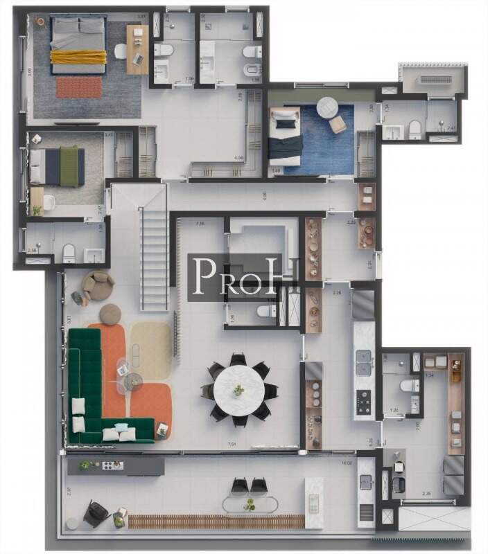 Cobertura à venda com 3 quartos, 371m² - Foto 7