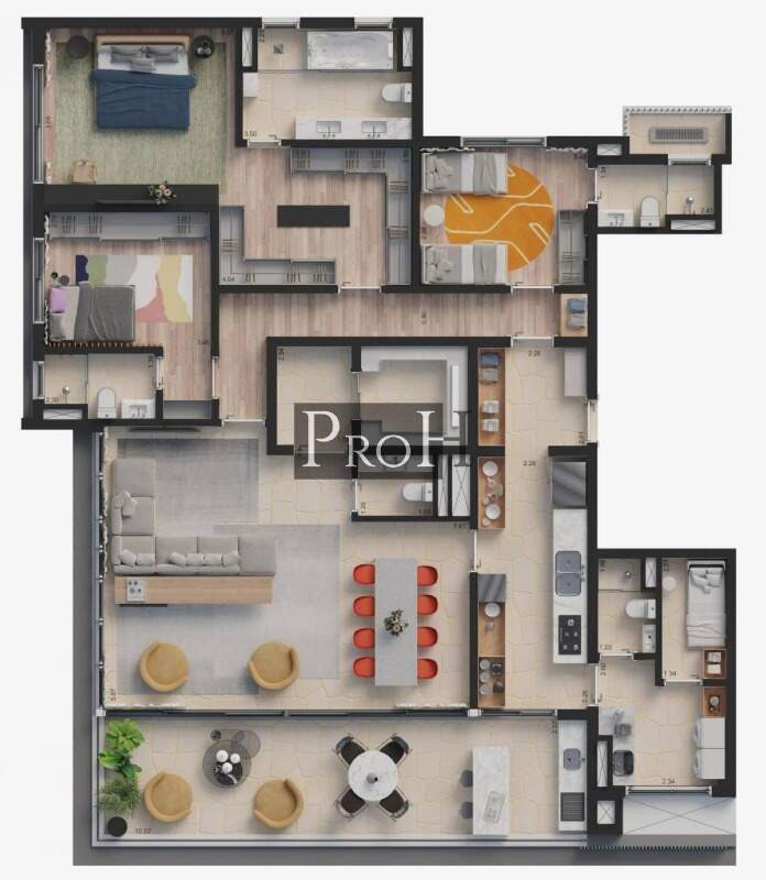 Apartamento, 3 quartos, 210 m² - Foto 8