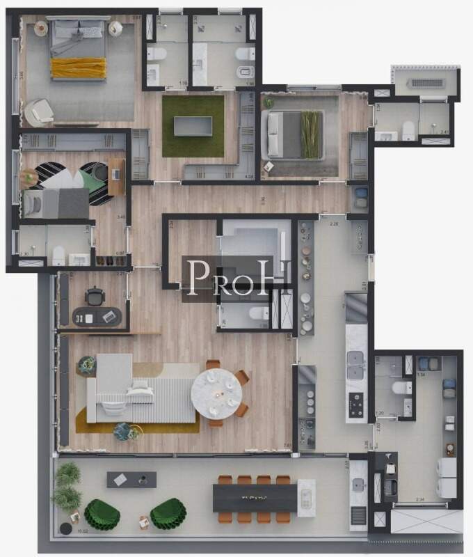Apartamento, 3 quartos, 210 m² - Foto 7