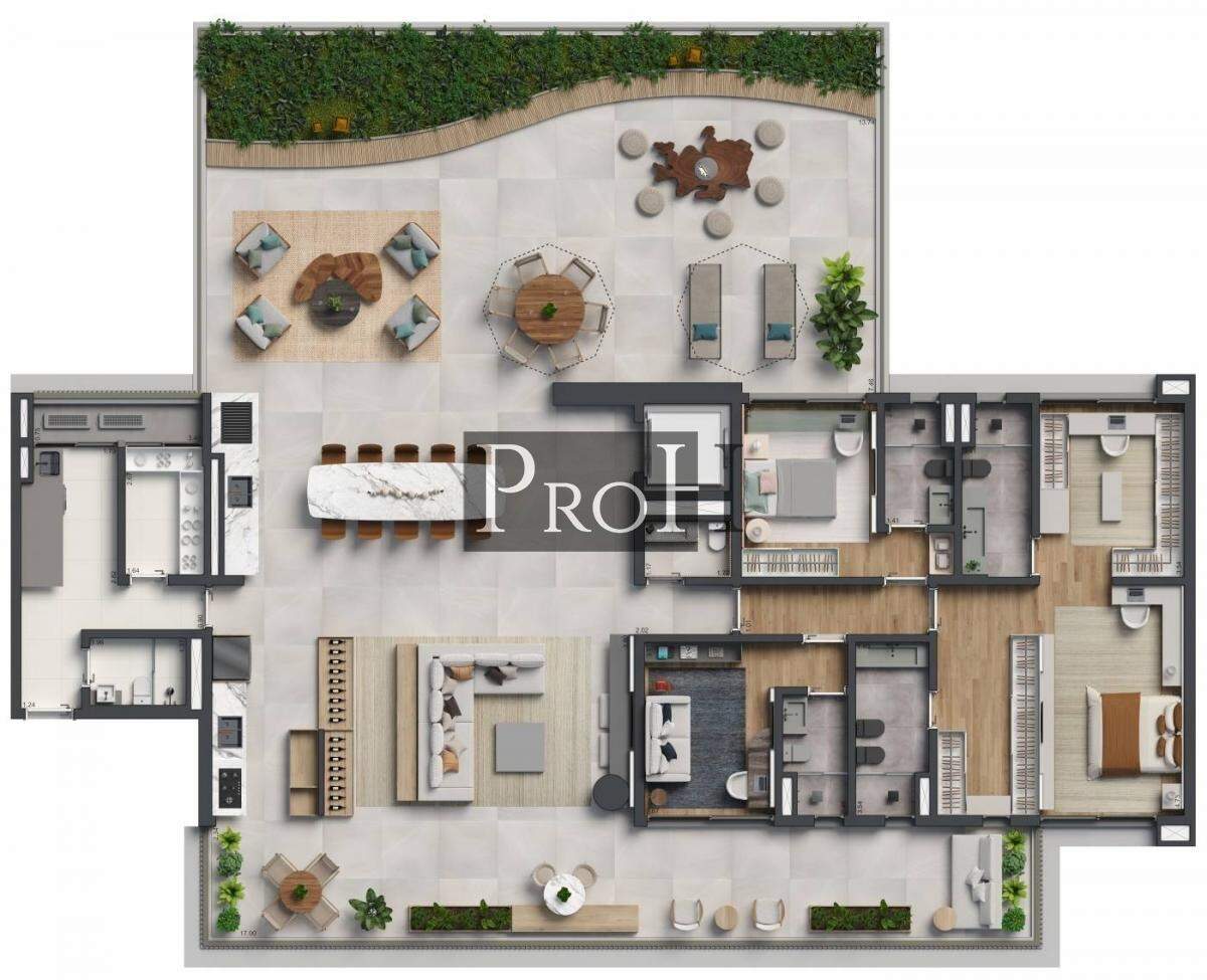 Apartamento, 4 quartos, 368 m² - Foto 2