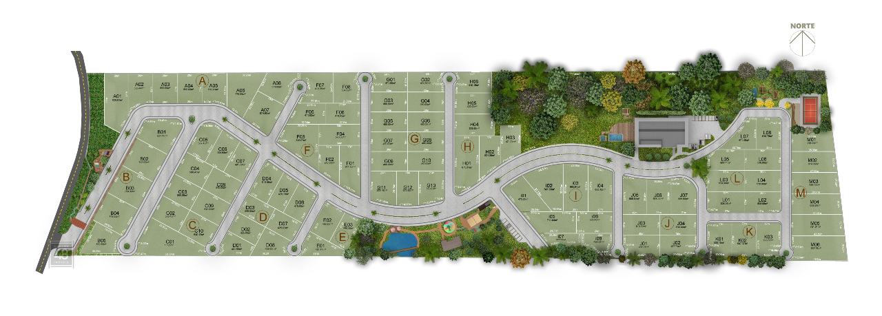 Lote em condomínio à venda no Barro Vermelho: 