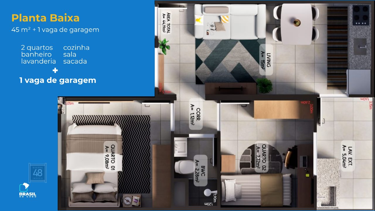 Apartamento à venda no Monte Castelo: 