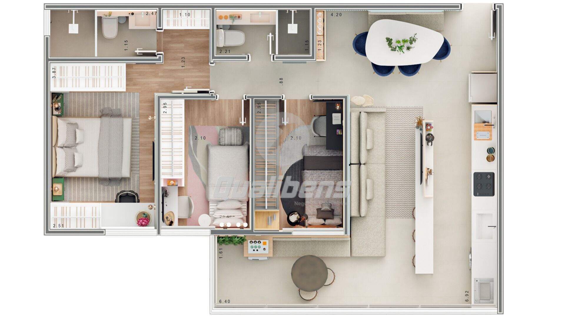 Apartamento à venda no Centro: 