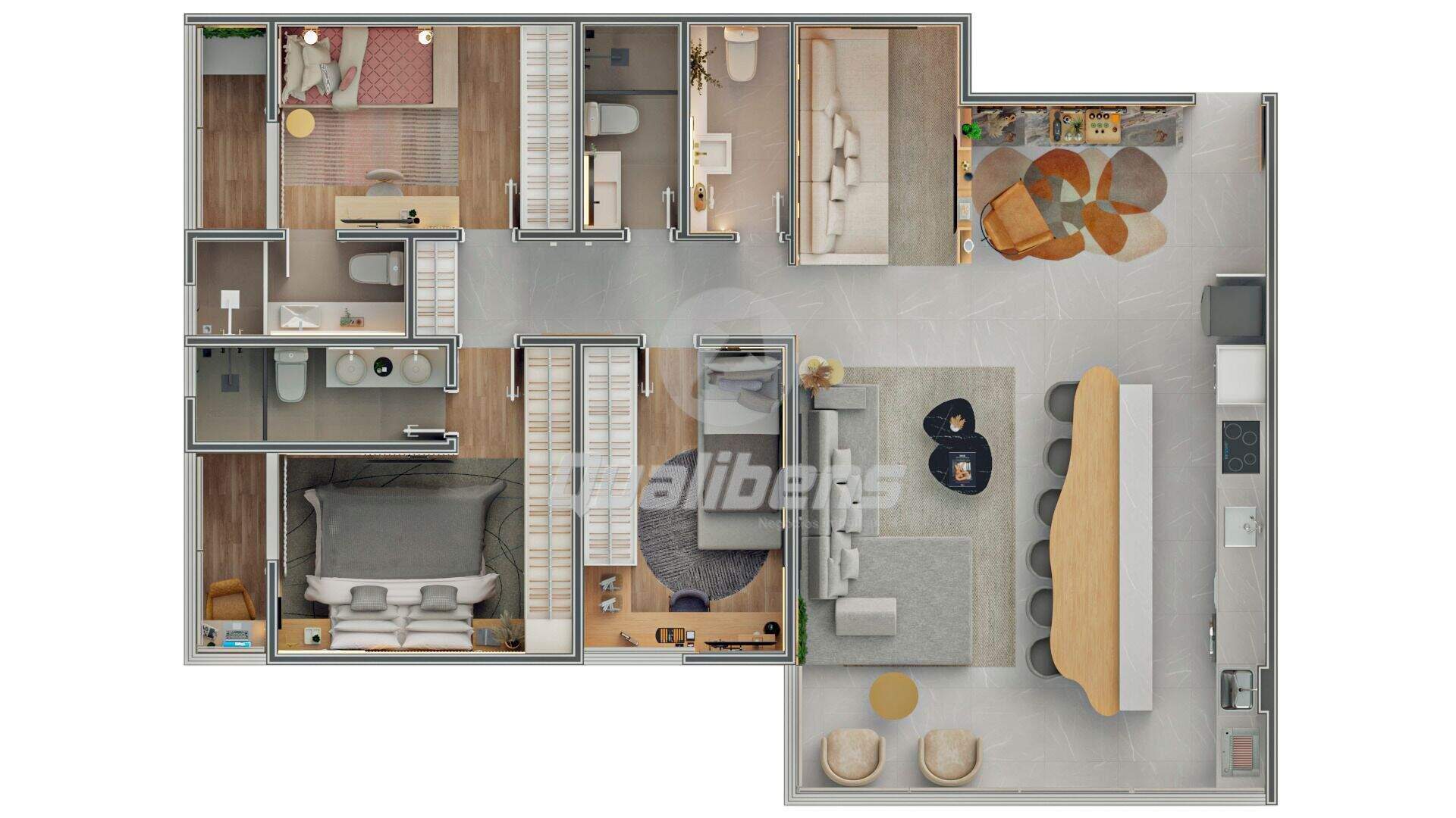 Apartamento à venda no Centro: 