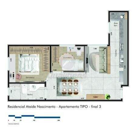 Apartamento à venda no Vila Bocaina: 