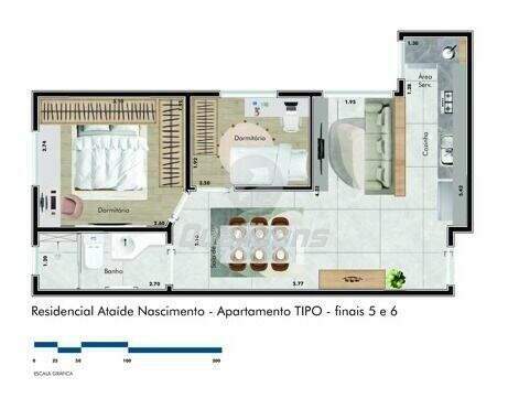 Apartamento à venda no Vila Bocaina: 