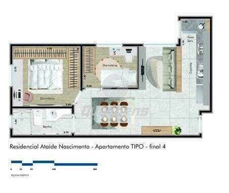 Apartamento à venda no Vila Bocaina: 