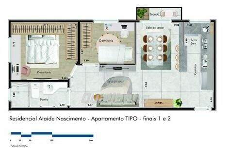 Apartamento à venda no Vila Bocaina: 