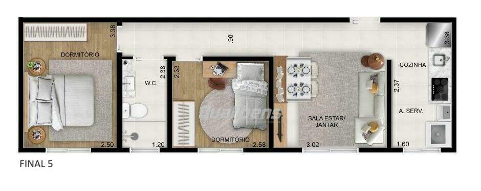 Apartamento à venda no Vila Augusto: 