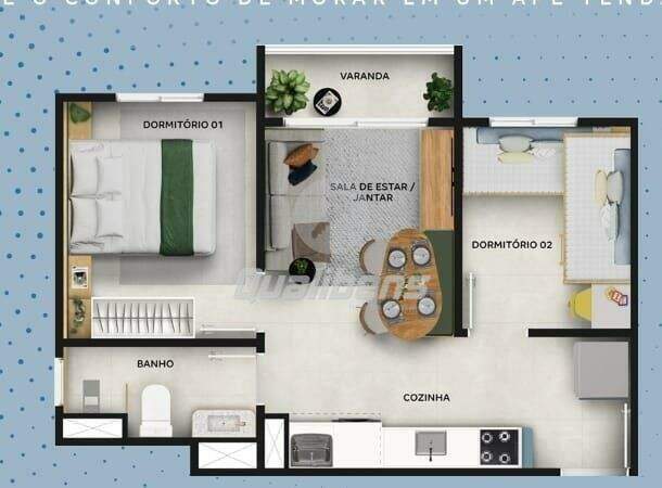 Apartamento à venda no Jardim do Estádio: 