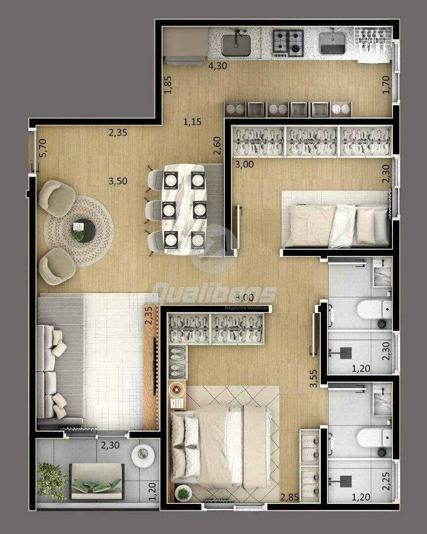 Apartamento à venda no Matriz: 